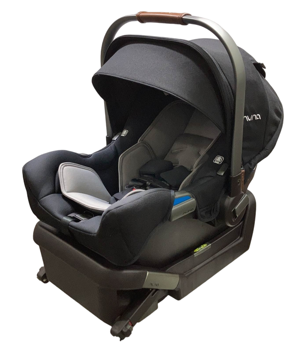 used Nuna PIPA Infant Car Seat, Caviar, 2022