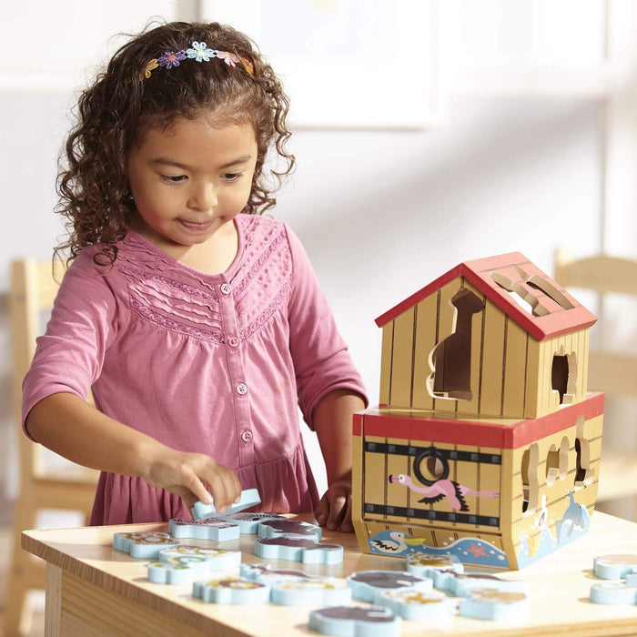 Melissa & Doug Noah’s Ark Wooden Shape Sorter