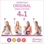 used Lillebaby Essentials Original 4 In 1 Baby Carrier, Stone