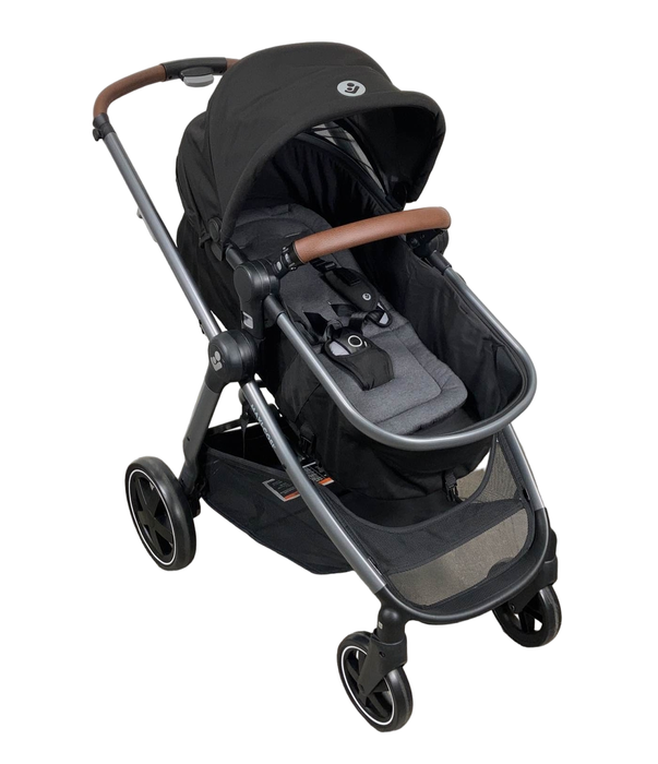 used Maxi-Cosi Zelia 5-in-1 Modular Travel System, Essential Black, 2022-HIDDEN RECALL