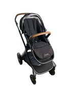 secondhand Nuna Demi Grow Stroller, 2021, Black Caviar