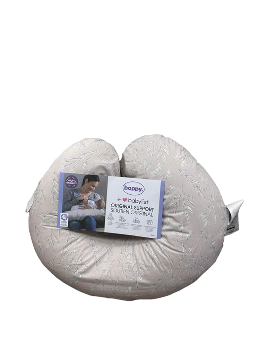 used Boppy Nursing and Infant Support Luxe Pillow, Sand Stick and Twig