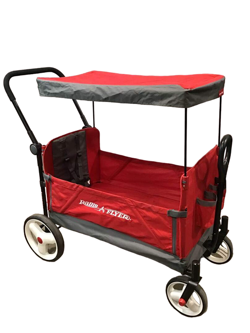 used Radio Flyer Convertible Stroll 'N Wagon with Canopy