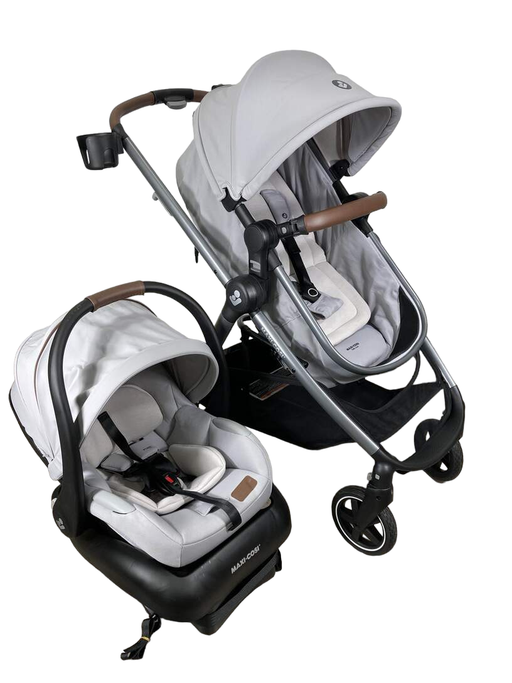 used Maxi-Cosi Zelia2 Luxe Travel System, 2023, network sand