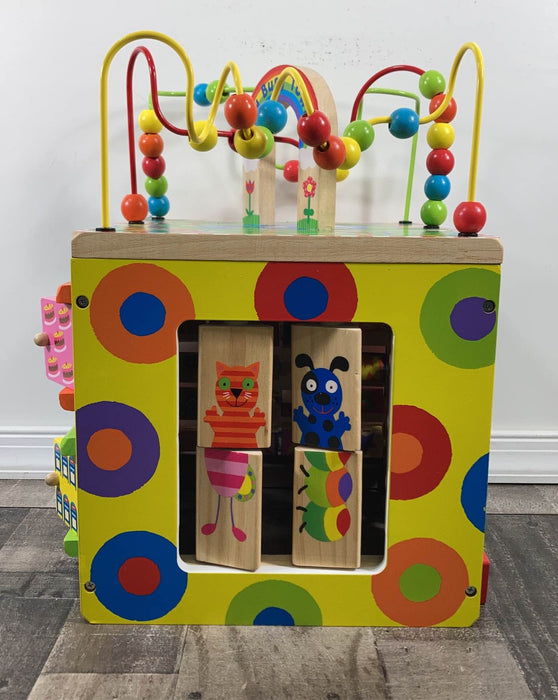 secondhand ALEX Toys Discover My Busy Town Wooden Activity Cube