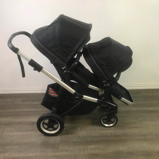 secondhand Thule Sleek Double Stroller, 2018 Black