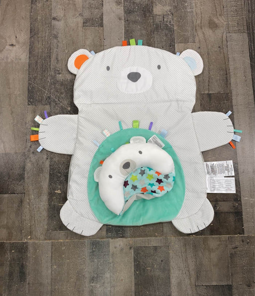 secondhand Bright Starts Tummy Time Prop & Play Mat, Polar Bear