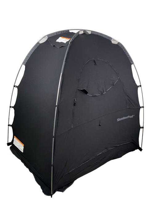 used SlumberPod 3.0 Sleep Canopy with Fan, Black with Gray Accents