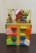 used Battat Wooden Activity Cube