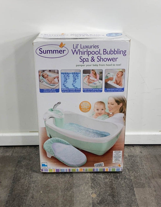 used Summer Infant Lil Luxuries Whirlpool Bubbling Spa & Shower