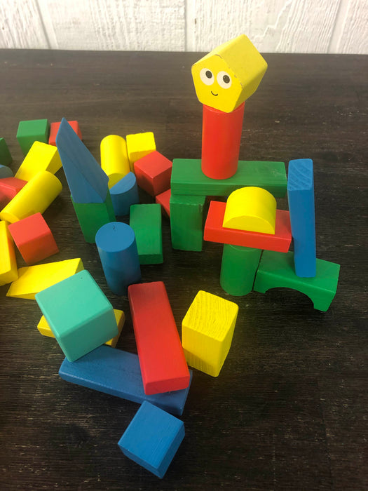 secondhand Wooden Building Blocks