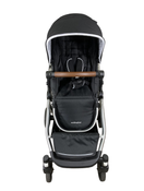 used Mockingbird Single to Double Stroller, 2022, Silver with Penny Leather, Windowpane, Black 