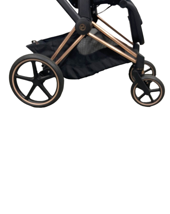 used Cybex PRIAM Stroller, Deep Black, Rosegold, 2021