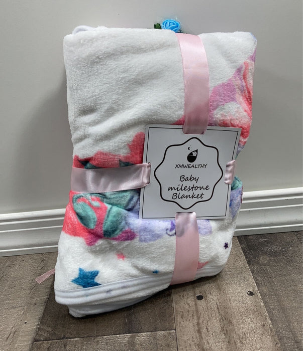 used XMWEALTHY Baby Milestone Blanket