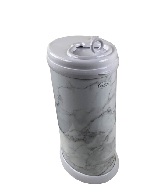 used Ubbi Diaper Pail, Marble