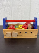 used Melissa & Doug Take-Along Tool Kit Wooden Toy