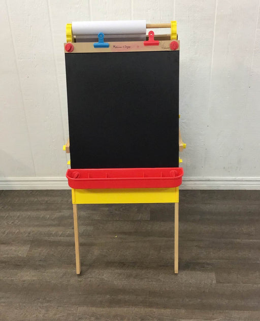 used Melissa & Doug Deluxe Standing Wooden Art Easel