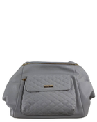 used Luli Bebe Monaco Diaper Bag Petite, Stone Grey