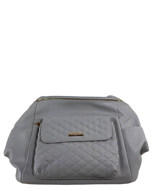 used Luli Bebe Monaco Diaper Bag Petite, Stone Grey