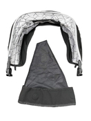 used Mockingbird Extendable Canopy with Sunshade, Black, Windowpane