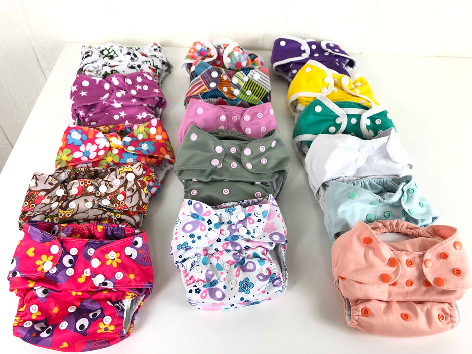 used BUNDLE Cloth Diapers