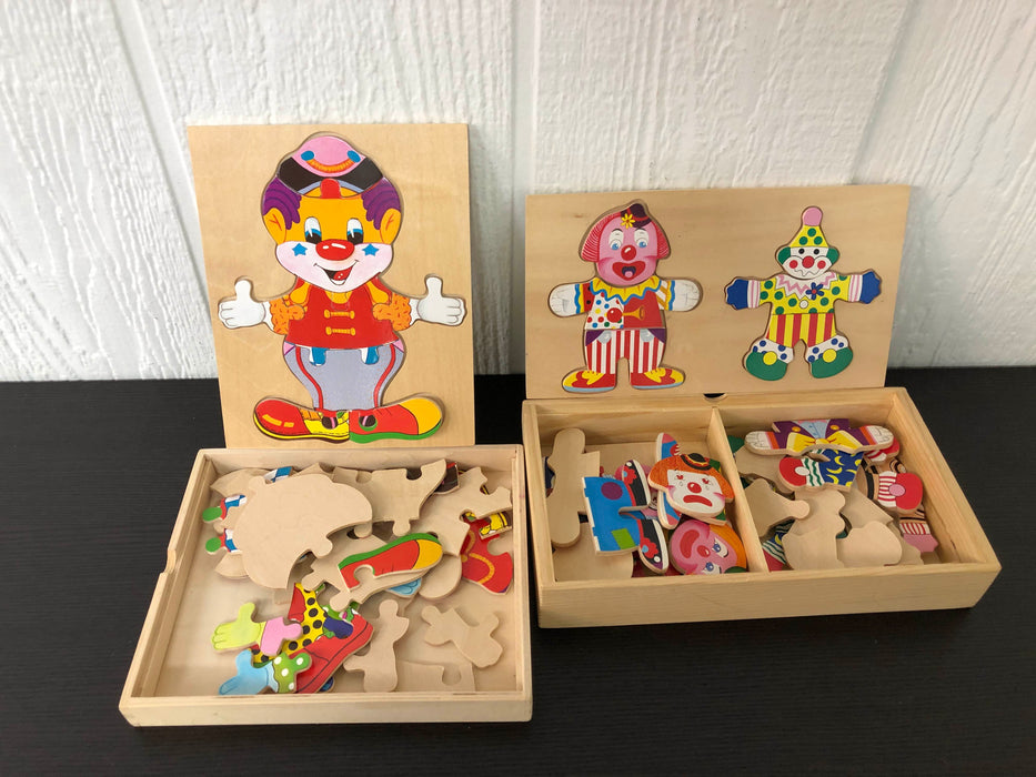 used BUNDLE Wooden Puzzles