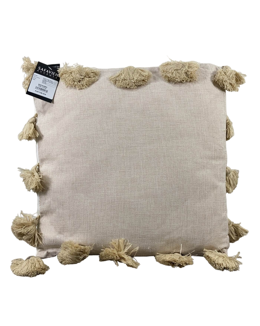 used Safavieh Lonelli Pillow, Beige