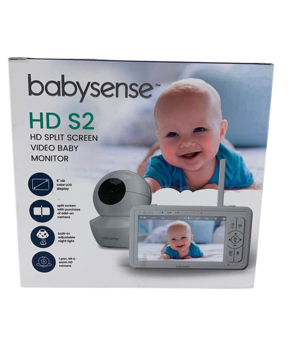 used Babysense HD Split Screen Video Baby Monitor S2