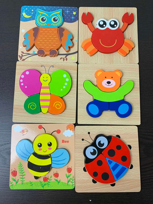 used BUNDLE Wooden Puzzles