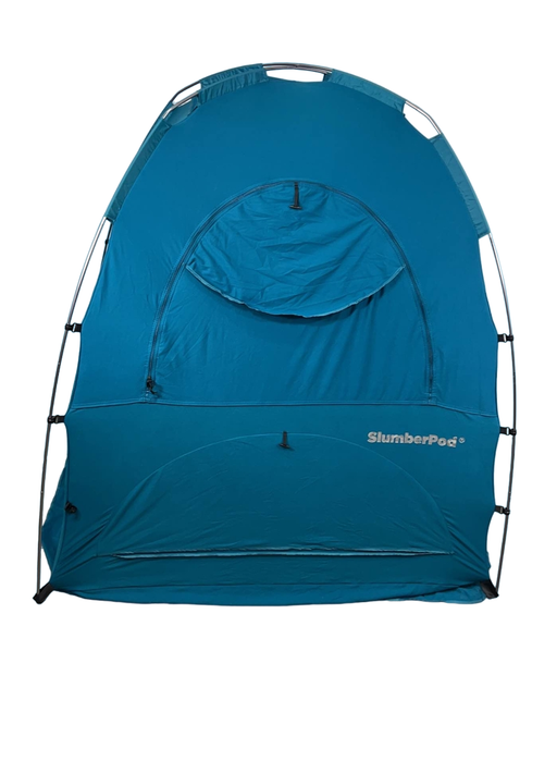 used SlumberPod 3.0 Sleep Canopy with Fan, Teal