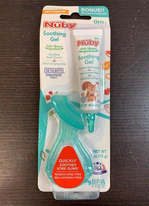 used Nuby All Natural Teething Gel