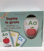 secondhand Sophie La Giraffe Teether And ABC Flashcards