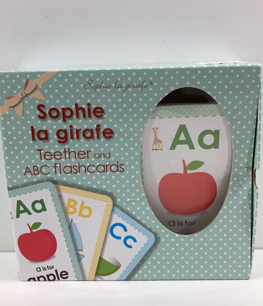 secondhand Sophie La Giraffe Teether And ABC Flashcards