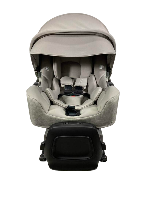 secondhand Nuna PIPA rx Infant Car Seat with RELX Base, Hazelwood, 2023