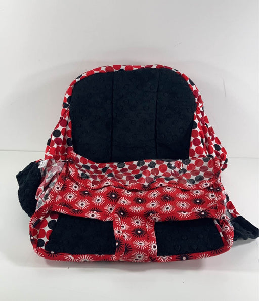 used The Baby Guy Shopping Cart Cover, Red/Black