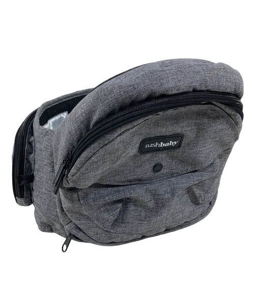 used TushBaby Hip Baby Carrier, Charcoal