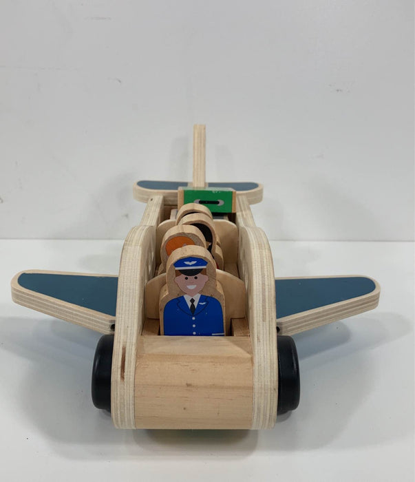 secondhand Melissa & Doug Melissa & Doug Wooden Airplane Play Set