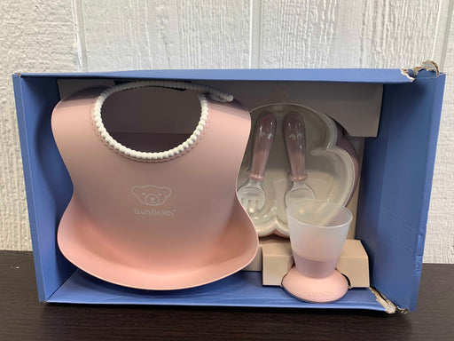 used BabyBjorn Baby Dinner Set, Powder Pink