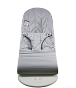 used BabyBjorn Bouncer Bliss, Light Gray Frame, Light Gray Cotton Petal Quilt