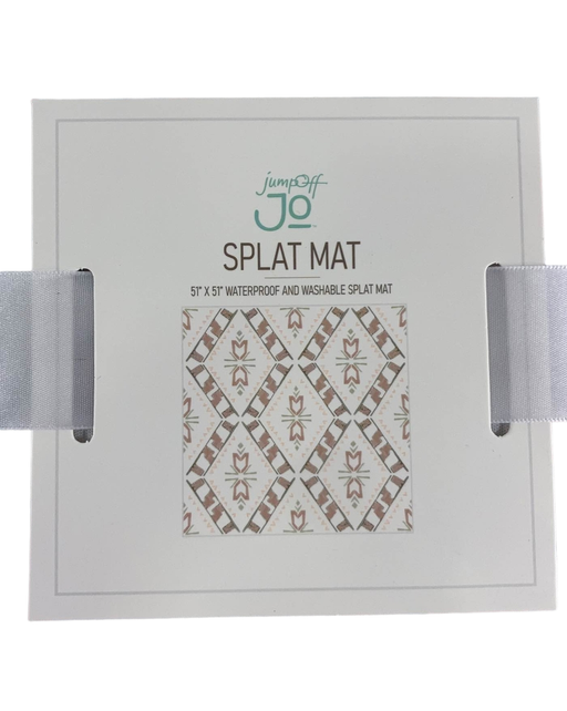 secondhand JumpOff Jo Splat Mat, Geometric - Pink/Green