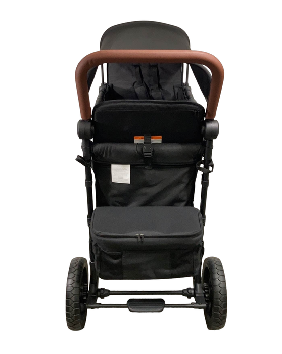 secondhand Wonderfold W2 Luxe Multifunctional Double Stroller Wagon, 2023, Volcanic Black