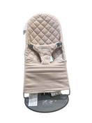 used BabyBjorn Bouncer Bliss, Sand Gray Cotton Classic Quilt