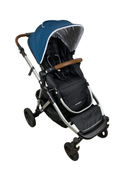 used Mockingbird Single to Double Stroller, 2023, Silver with Penny Leather, Sea, Windowpane