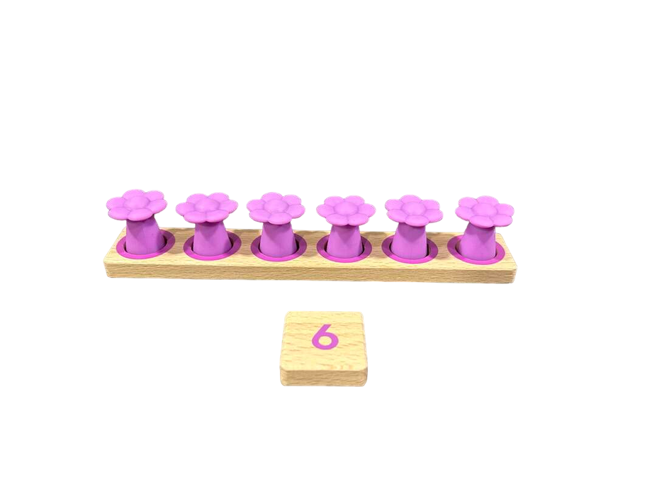 Lovevery Montessori Math Bars And Number Tiles With Counters