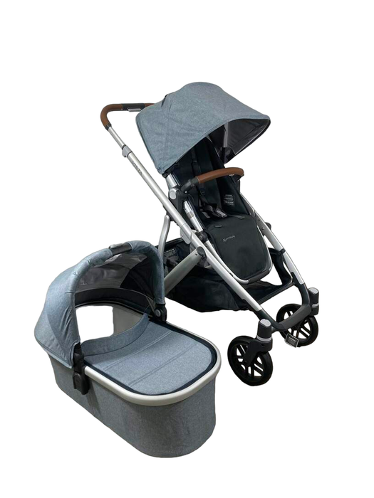 used UPPAbaby VISTA V2 Stroller, 2022, Gregory (Blue Melange)