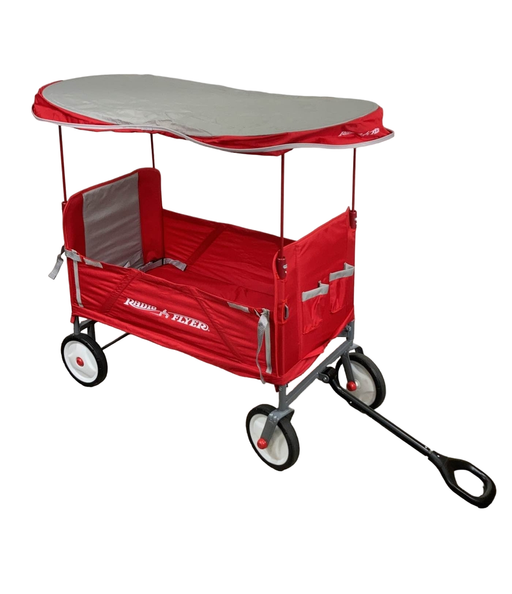 secondhand Radio Flyer 3-in-1 EZ Fold Wagon With Canopy HIDDEN PHOTO REQ 1.28