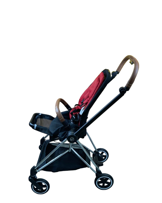 secondhand Cybex MIOS Stroller, 2019, Chrome With Black Details, True Red