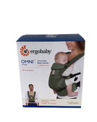 used Ergobaby Omni Breeze Baby Carrier, Olive Green