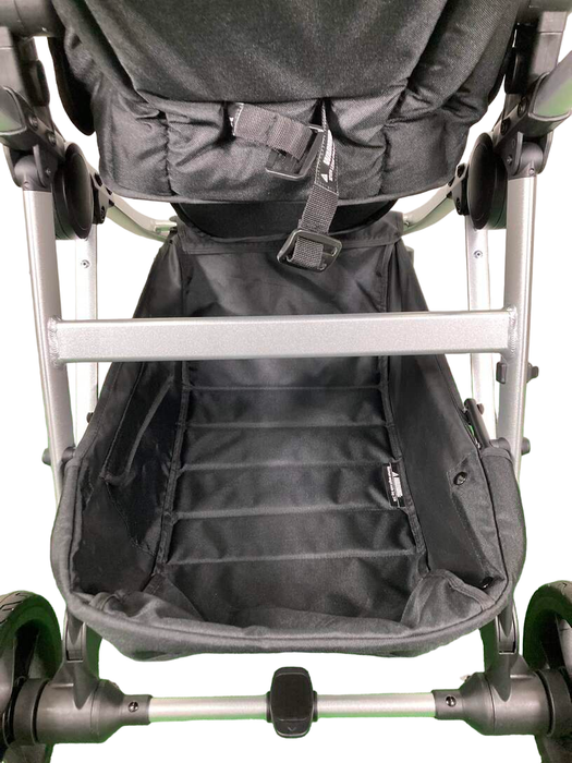 Mockingbird Single to Double 2.0 Stroller, 2023, Silver with Penny Leather, Watercolor Drops, Black