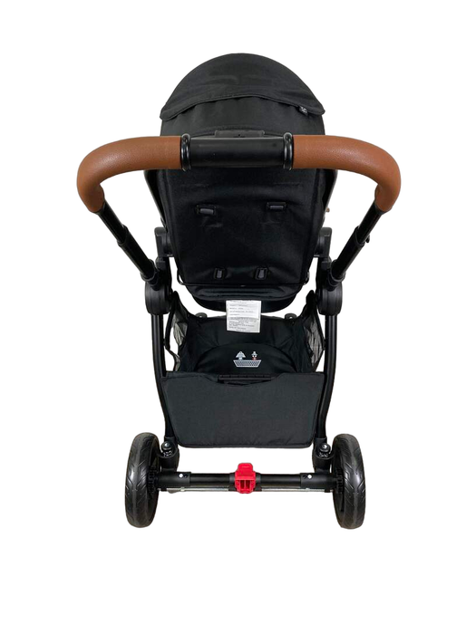 Mompush Ultimate 2 Baby Stroller, 2023, Black with Black Frame